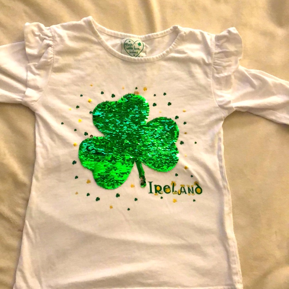 Girls St Patrick’s Day Ireland shirt